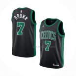 Maillot Boston Celtics Jaylen Brown NO 7 Statement 2020-21 Noir