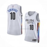 Maillot Brooklyn Nets Ben Simmons NO 10 Ville 2022-23 Blanc