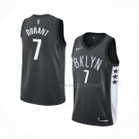 Maillot Brooklyn Nets Kevin Durant NO 7 Statement Noir