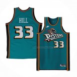 Maillot Detroit Pistons Grant Hill NO 33 Classic 2022-23 Vert