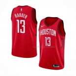 Maillot Houston Rockets James Harden NO 13 Earned Rouge