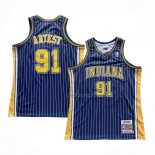 Maillot Indiana Pacers Ron Artest NO 91 Mitchell & Ness 2003-04 Bleu