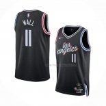 Maillot Los Angeles Clippers John Wall NO 11 Ville 2022-23 Noir