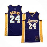 Maillot Los Angeles Lakers Kobe Bryant NO 24 Retirement Volet