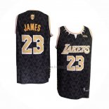 Maillot Los Angeles Lakers LeBron James NO 23 Noir