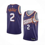 Maillot Phoenix Suns Josh Okogie NO 2 Icon 2023-24 Volet