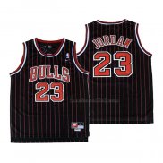 Maillot Enfant Chicago Bulls Michael Jordan NO 23 Retro 1995-96 Noir