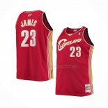 Maillot Enfant Cleveland Cavaliers LeBron James NO 23 Mitchell & Ness 2003-04 Rouge