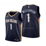 Maillot Enfant New Orleans Pelicans Zion Williamson NO 1 Icon 2019-20 Bleu
