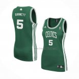 Maillot Femme Boston Celtics Kevin Garnett NO 5 Icon Vert