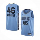 Maillot Memphis Grizzlies John Konchar NO 46 Statement 2022-23 Bleu