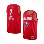 Maillot All Star 2020 Los Angeles Clippers Kawhi Leonard NO 2 Rouge