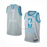 Maillot All Star 2022 Brooklyn Nets Kevin Durant NO 7 Gris