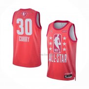 Maillot All Star 2022 Golden State Warriors Stephen Curry NO 30 Granate