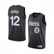 Maillot Brooklyn Nets Joe Harris NO 12 Earned 2020-21 Noir
