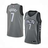 Maillot Brooklyn Nets Kevin Durant NO 7 Statement 2019-20 Gris
