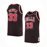 Maillot Chicago Bulls Scottie Pippen NO 33 Mitchell & Ness 1996-97 Noir