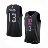 Maillot Los Angeles Clippers Paul George NO 13 Statement 2019-20 Noir