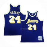 Maillot Los Angeles Lakers Kobe Bryant NO 24 Mitchell & Ness 2007-08 Volet