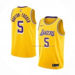 Maillot Los Angeles Lakers Talen Horton-tucker NO 5 Icon 2020-21 Jaune
