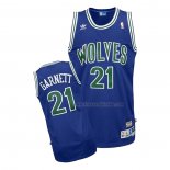 Maillot Minnesota Timberwolves Kevin Garnett Retro Bleu