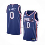 Maillot Philadelphia 76ers Tyrese Maxey NO 0 Icon Bleu