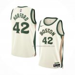 Maillot Boston Celtics Al Horford NO 42 Ville 2023-24 Blanc