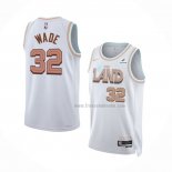 Maillot Cleveland Cavaliers Dean Wade NO 32 Ville 2022-23 Blanc