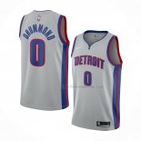 Maillot Detroit Pistons Andre Drummond NO 0 Statement Gris