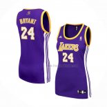Maillot Femme Los Angeles Lakers Kobe Bryant NO 24 Volet