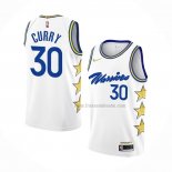 Maillot Golden State Warriors Stephen Curry NO 30 Champs Whitestars 2022-23 Blanc