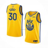 Maillot Golden State Warriors Stephen Curry NO 30 Statement 2021 Or