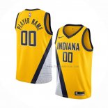 Maillot Indiana Pacers Personnalise Statement 2019-20 Jaune