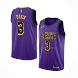 Maillot Los Angeles Lakers Anthony Davis NO 3 Ville 2019 Volet