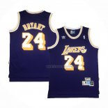 Maillot Los Angeles Lakers Kobe Bryant NO 24 Retro Volet