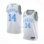 Maillot Los Angeles Lakers Stanley Johnson NO 14 Classic 2022-23 Blanc