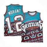 Maillot Memphis Grizzlies Ja Morant NO 12 Mitchell & Ness Big Face Vert2