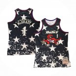Maillot Toronto Raptors Tracy McGrady NO 1 Independence Day Mitchell & Ness Noir