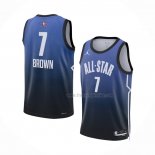 Maillot All Star 2023 Boston Celtics Jaylen Brown NO 7 Bleu