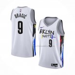 Maillot Brooklyn Nets Goran Dragic NO 9 Ville 2022-23 Blanc