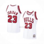 Maillot Chicago Bulls Michael Jordan NO 23 Mitchell & Ness 1997-98 Blanc