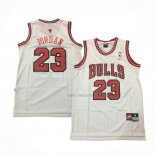 Maillot Chicago Bulls Michael Jordan NO 23 Retro Blanc
