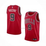 Maillot Chicago Bulls Nikola Vucevic NO 9 Icon 2020-21 Rouge