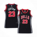 Maillot Femme Chicago Bulls Michael Jordan NO 23 Icon Noir