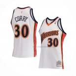Maillot Golden State Warriors Stephen Curry NO 30 Mitchell & Ness 2009-10 Blanc