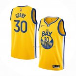 Maillot Golden State Warriors Stephen Curry NO 30 Statement Or