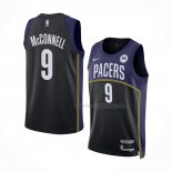 Maillot Indiana Pacers T.j. Mcconnell NO 9 Ville 2022-23 Bleu