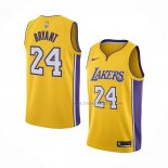 Maillot Los Angeles Lakers Kobe Bryant NO 24 Icon 2017-18 Jaune