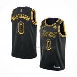 Maillot Los Angeles Lakers Russell Westbrook NO 0 Mamba 2021-22 Noir