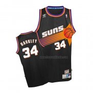 Maillot Phoenix Suns Charles Barkley NO 34 Retro Noir